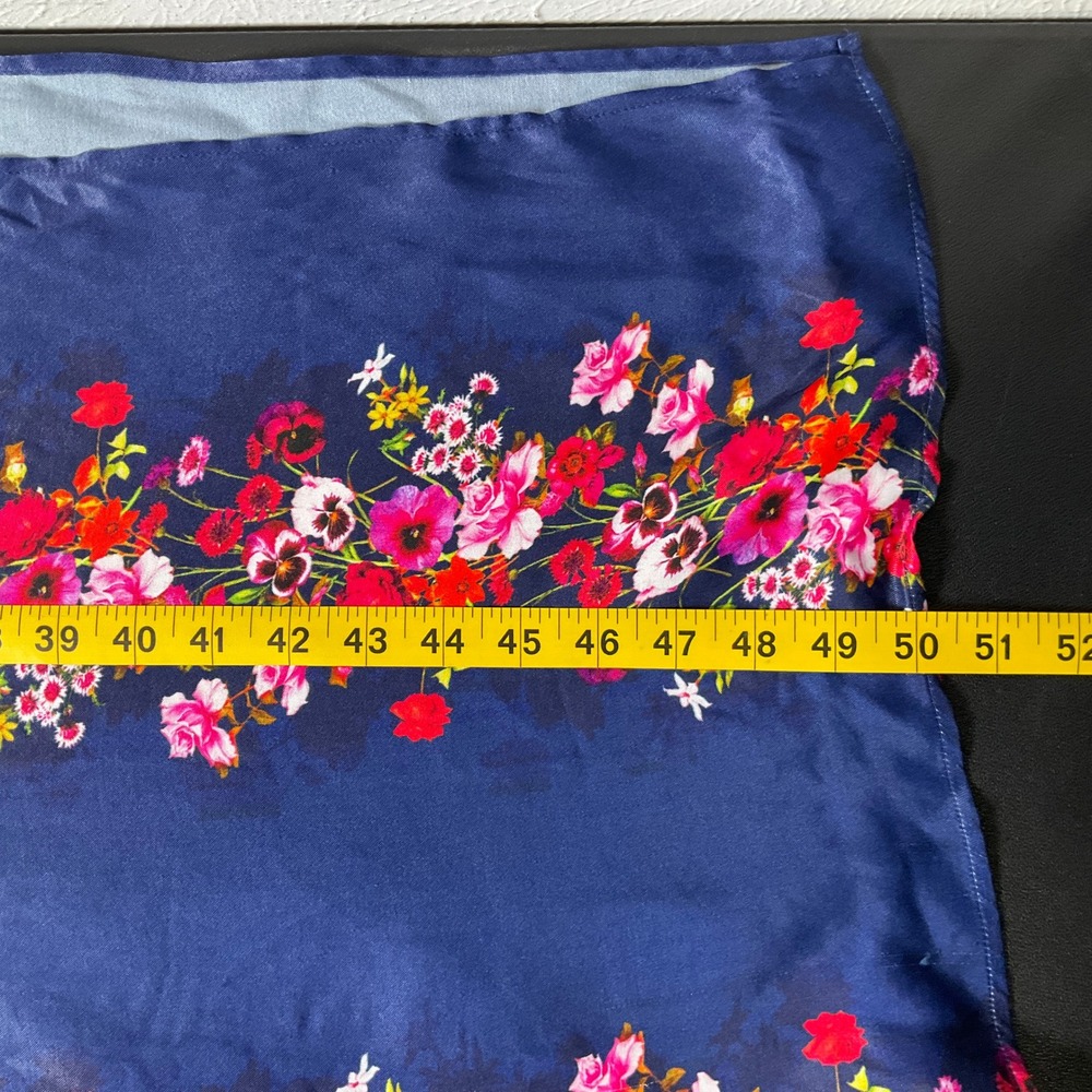 Anthropologie Maxi Dress Womens XS Navy Floral Halter Wedding Guest Spring NEW - Picture 11 of 13